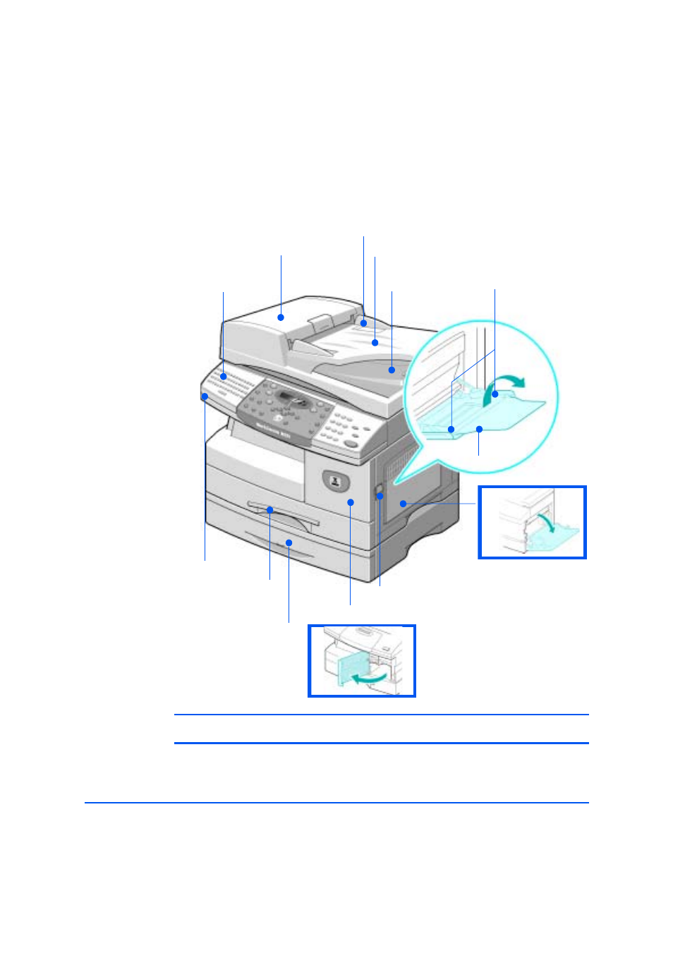 Component location | Xerox M20/M20i User Manual | Page 29 / 215