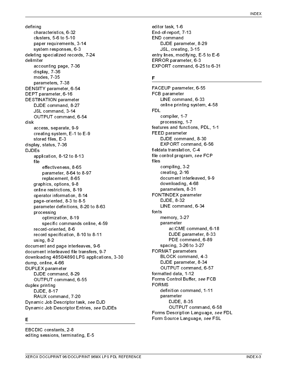 Xerox 96MX User Manual | Page 487 / 494