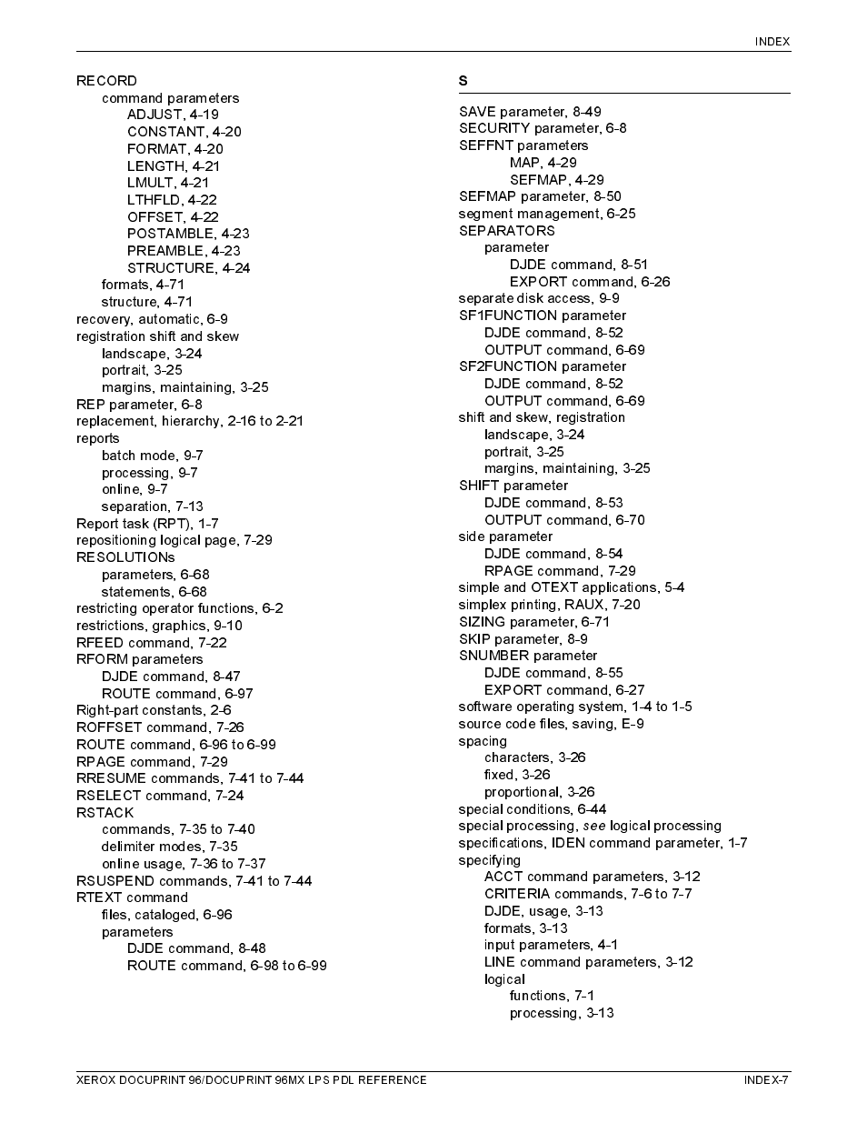 Xerox 96MX User Manual | Page 491 / 494