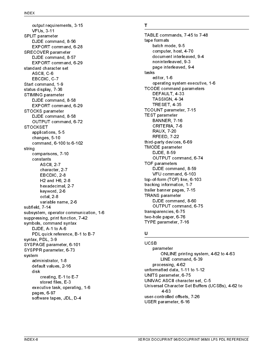 Xerox 96MX User Manual | Page 492 / 494