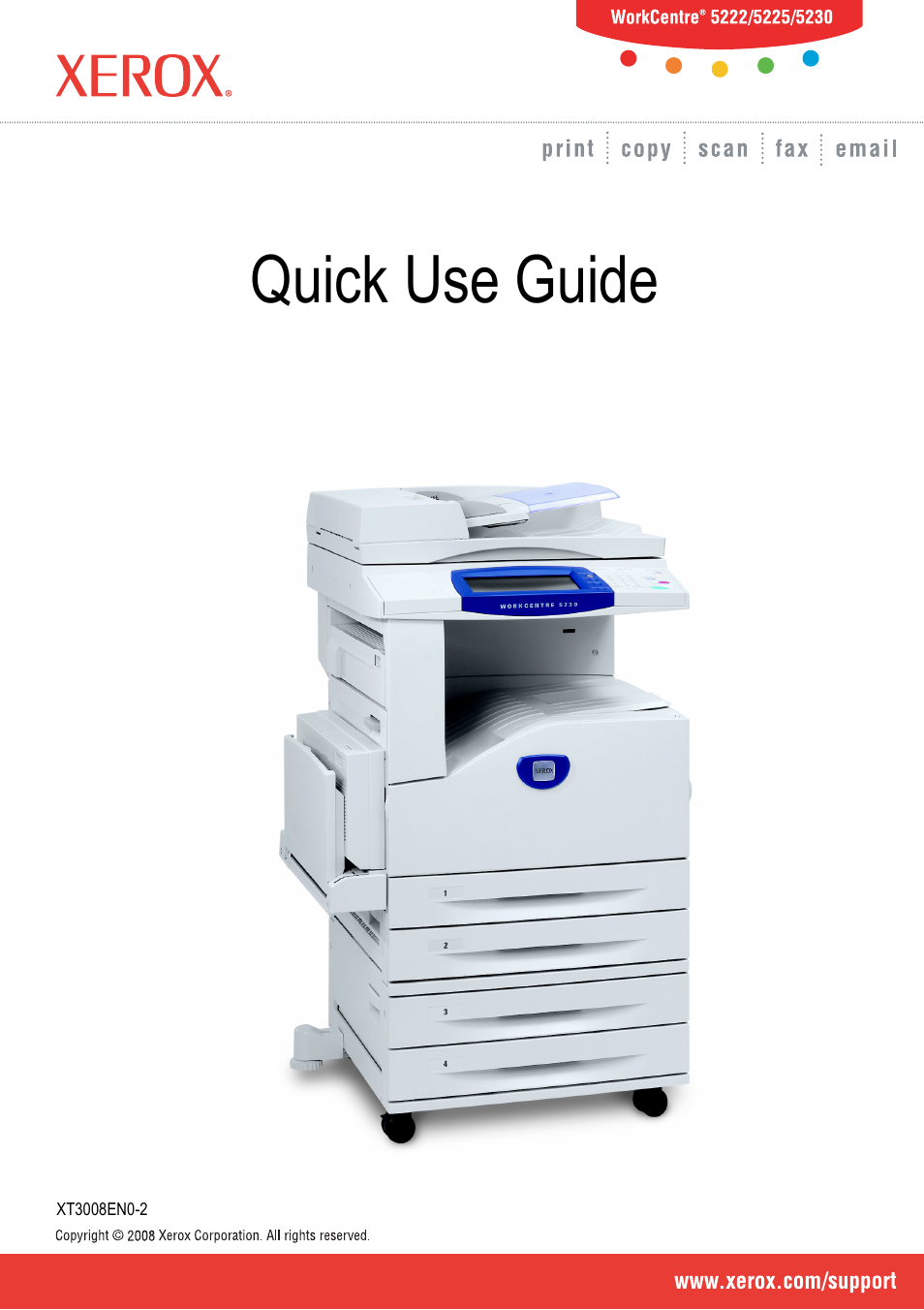 Xerox XT3008EN0-2 User Manual | 30 pages