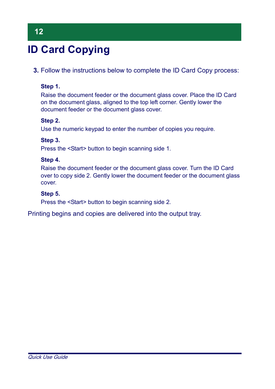 Id card copying | Xerox XT3008EN0-2 User Manual | Page 14 / 30
