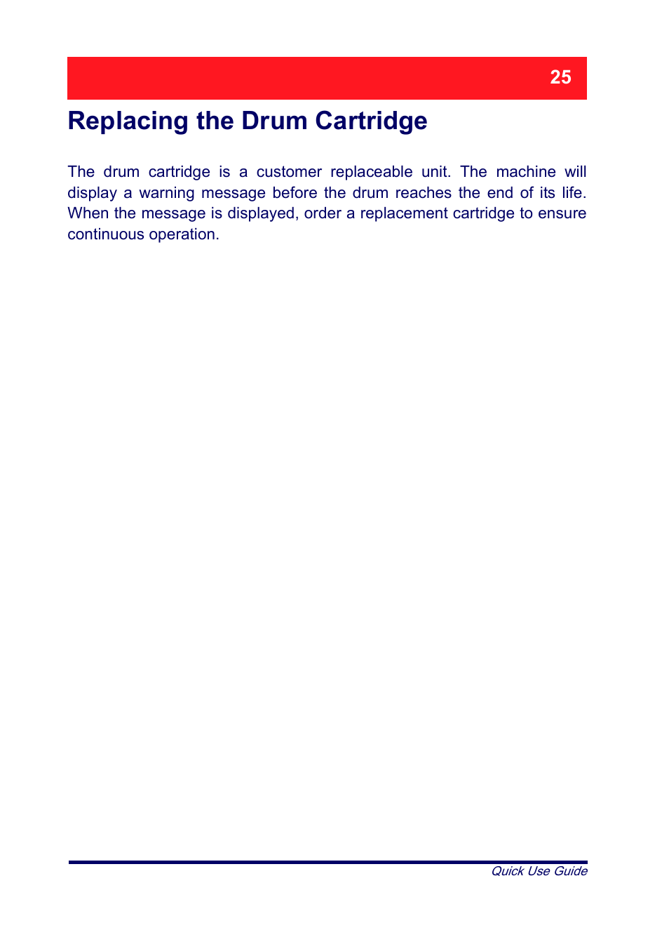 Replacing the drum cartridge | Xerox XT3008EN0-2 User Manual | Page 27 / 30