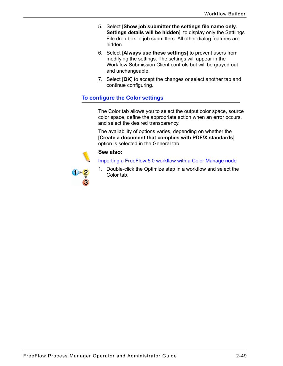 To configure the color settings | Xerox 701P47169 User Manual | Page 101 / 308