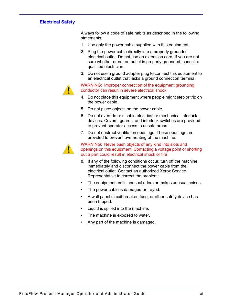 Xerox 701P47169 User Manual | Page 11 / 308