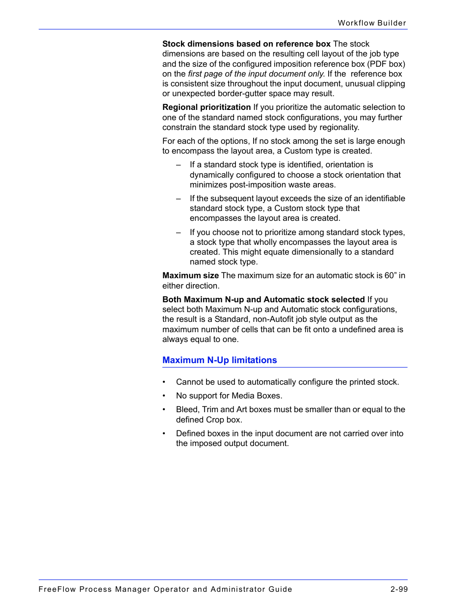Maximum n-up limitations, Maximum n, Up limitations | Maximum n-up, Limitations | Xerox 701P47169 User Manual | Page 151 / 308
