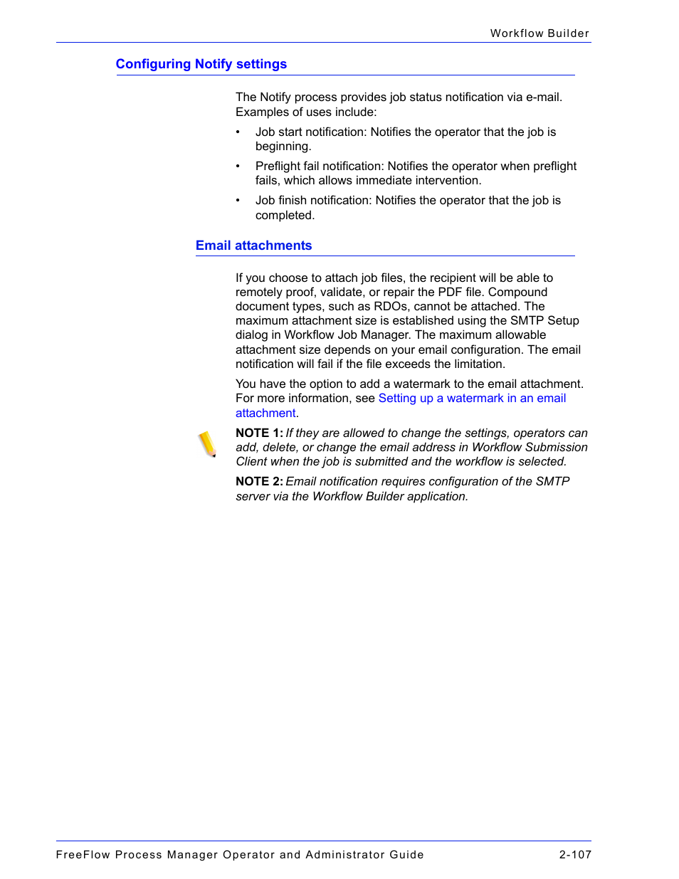 Configuring notify settings -107 | Xerox 701P47169 User Manual | Page 159 / 308