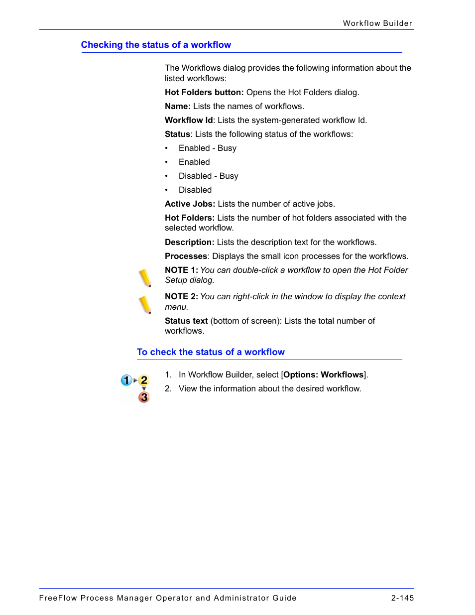 Checking the status of a workflow -145 | Xerox 701P47169 User Manual | Page 197 / 308