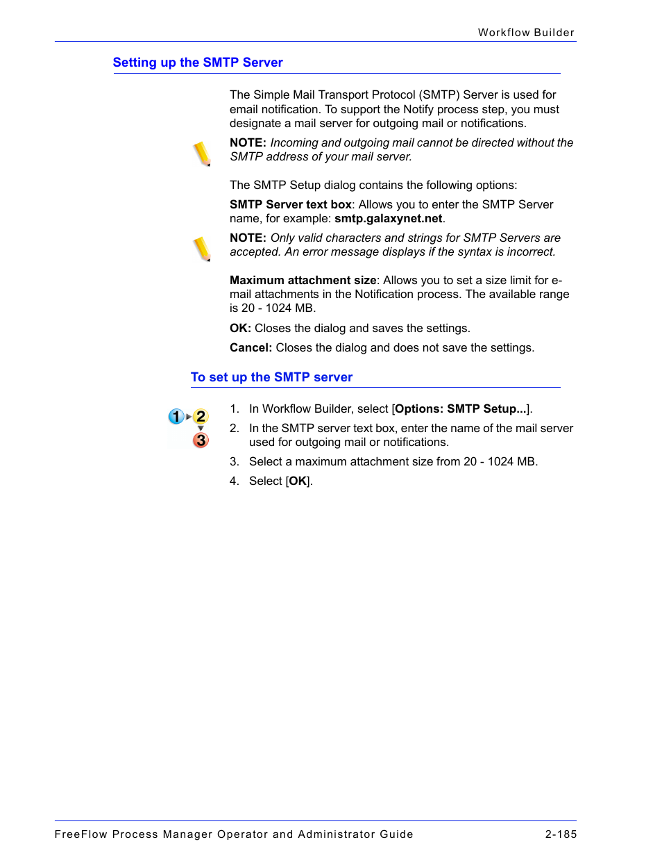 Setting up the smtp server -185 | Xerox 701P47169 User Manual | Page 237 / 308