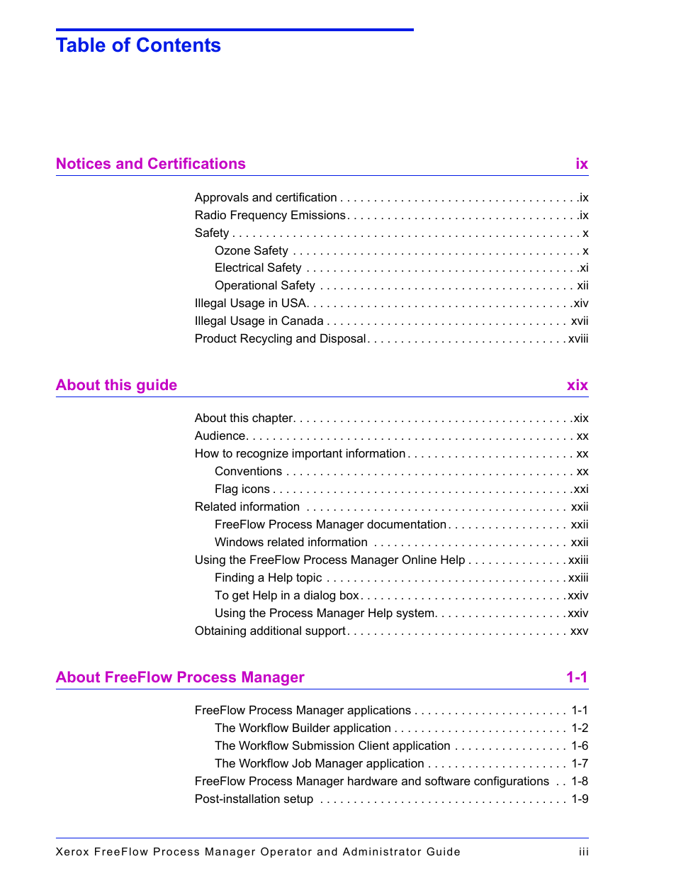 Xerox 701P47169 User Manual | Page 3 / 308