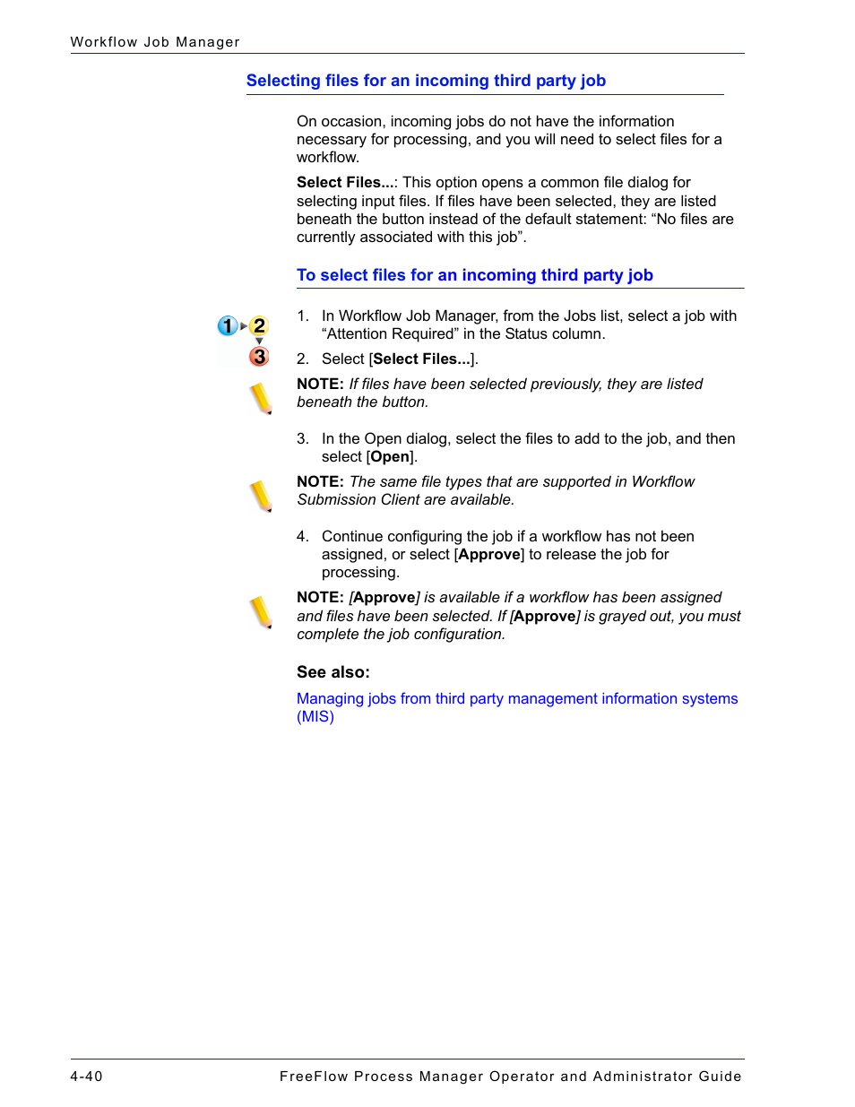 Selecting files for an incoming third party job | Xerox 701P47169 User Manual | Page 300 / 308