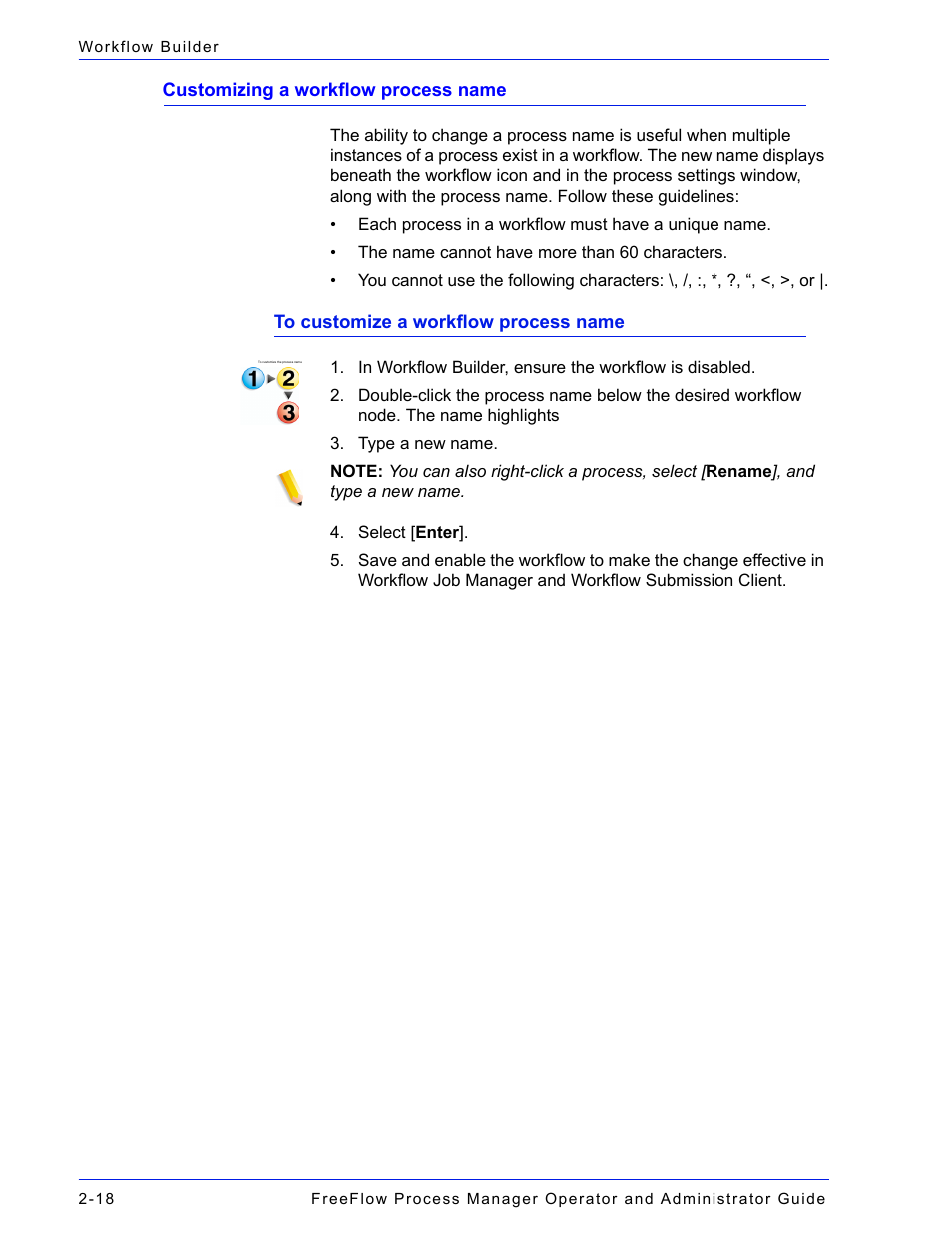 Customizing a workflow process name -18 | Xerox 701P47169 User Manual | Page 70 / 308