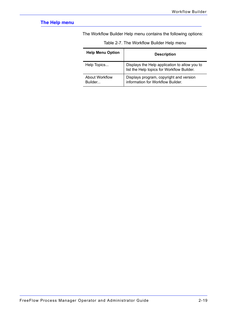 The help menu -19, The help menu | Xerox 701P47169 User Manual | Page 71 / 308