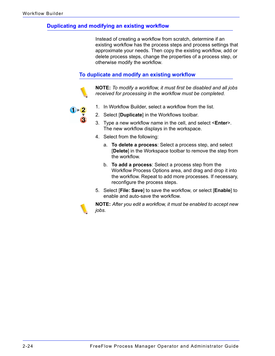 Duplicating and modifying an existing workflow -24 | Xerox 701P47169 User Manual | Page 76 / 308