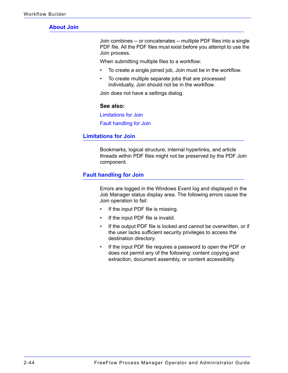 About join -44 | Xerox 701P47169 User Manual | Page 96 / 308