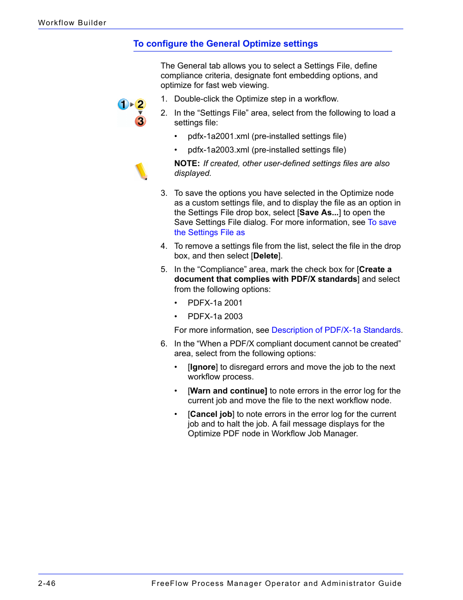 To configure the general optimize settings | Xerox 701P47169 User Manual | Page 98 / 308