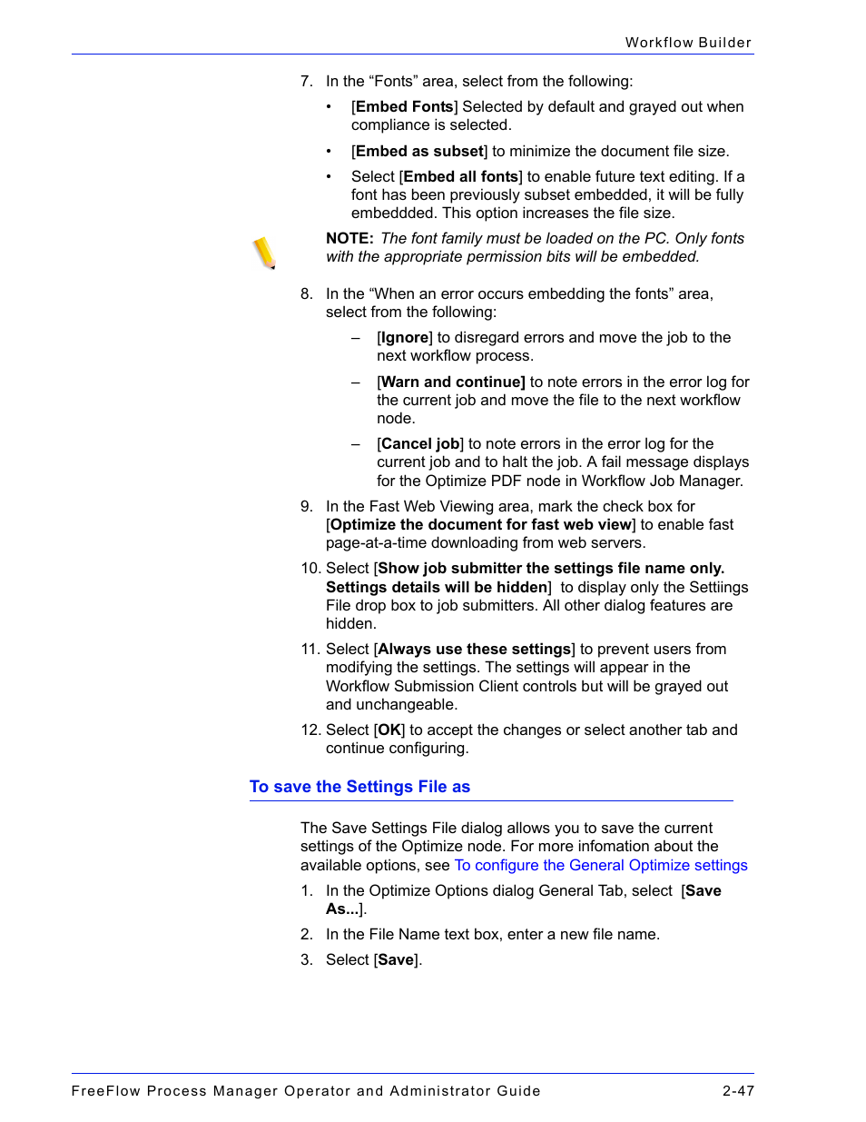 To save, The settings file as | Xerox 701P47169 User Manual | Page 99 / 308