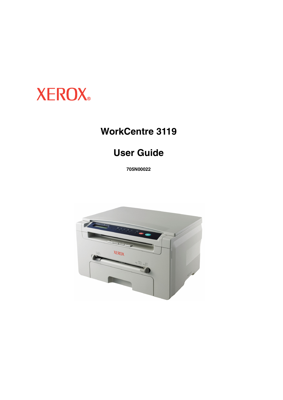 Xerox 3119 User Manual | 86 pages