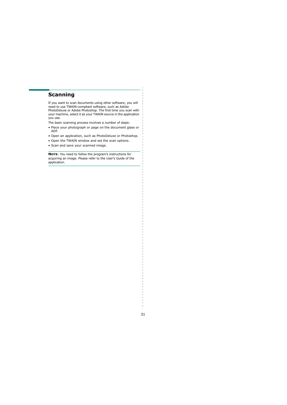 Scanning | Xerox 3119 User Manual | Page 84 / 86