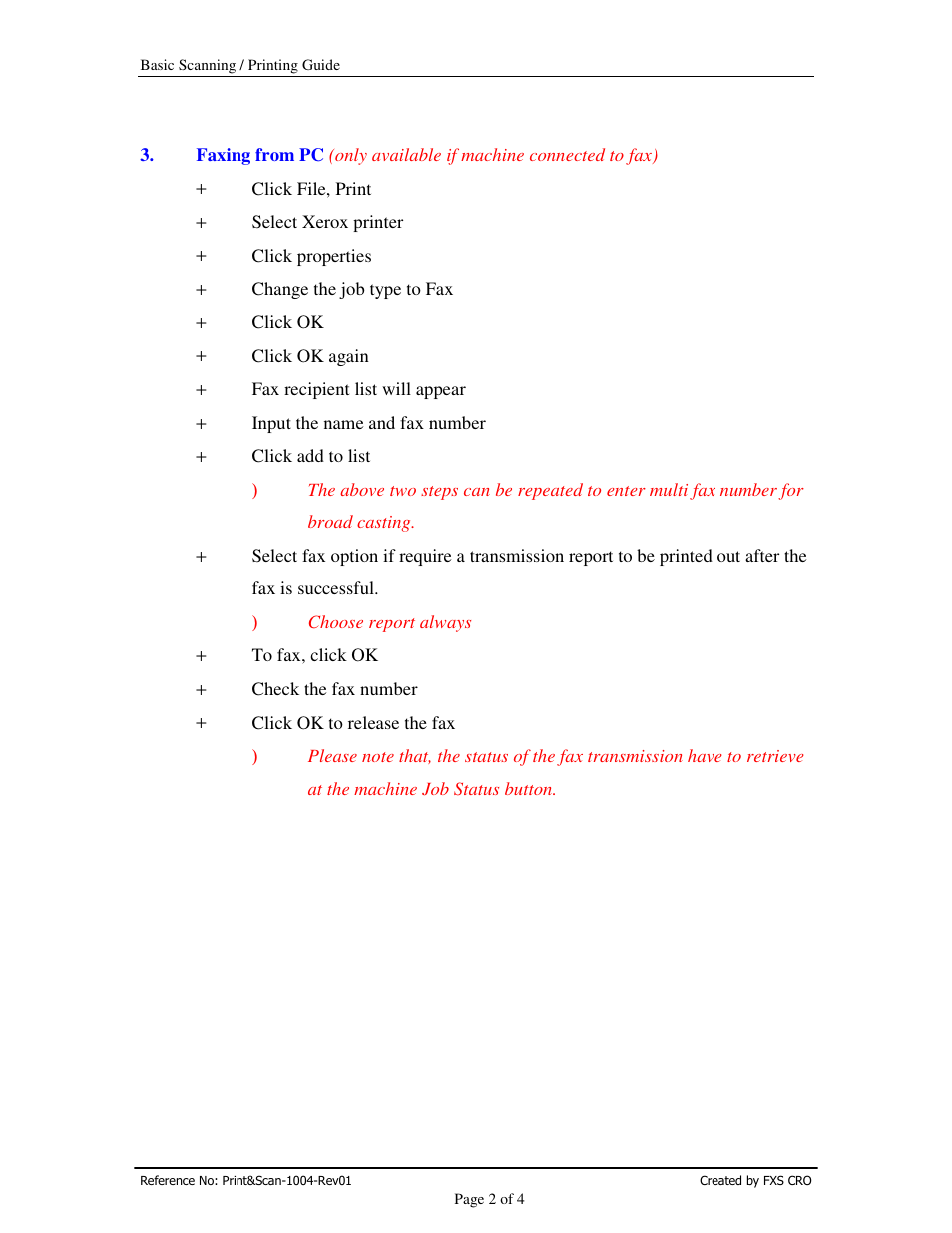 Xerox DCC400 User Manual | Page 3 / 6