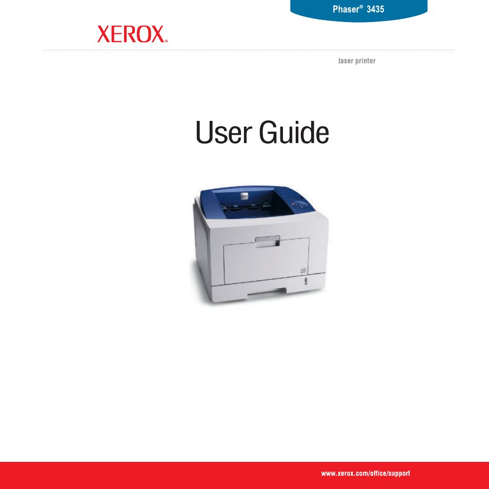 Xerox Phaser 3435 User Manual | 98 pages