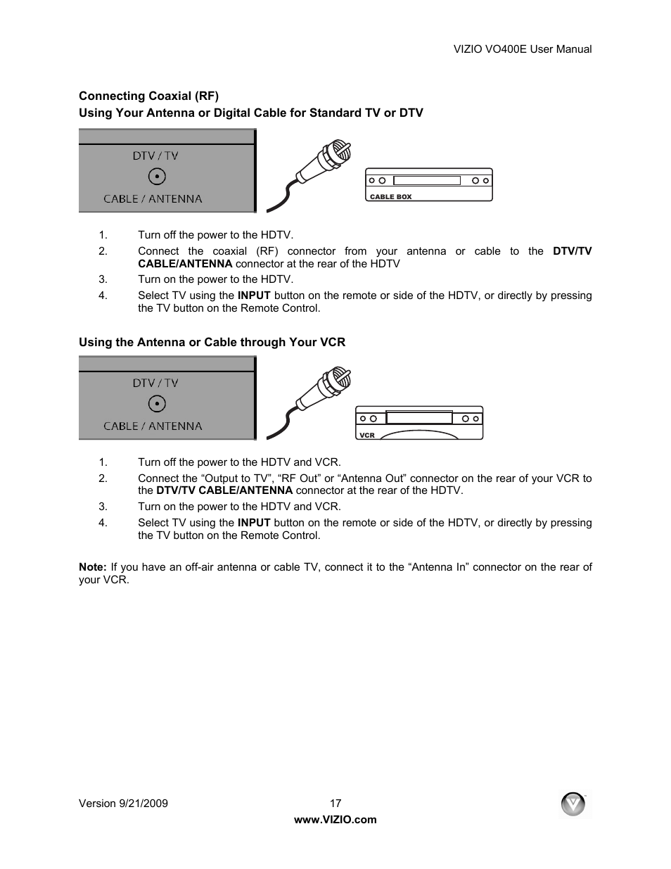 Xerox VO400E User Manual | Page 17 / 65