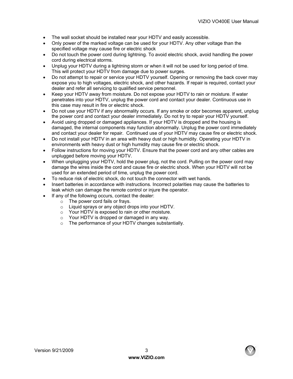 Xerox VO400E User Manual | Page 3 / 65