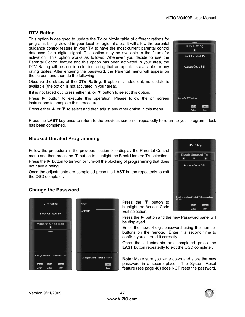 Xerox VO400E User Manual | Page 47 / 65