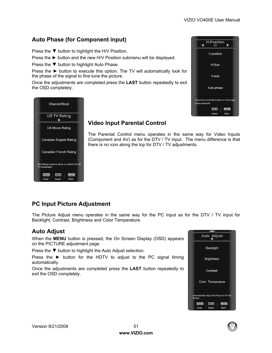 Xerox VO400E User Manual | Page 51 / 65