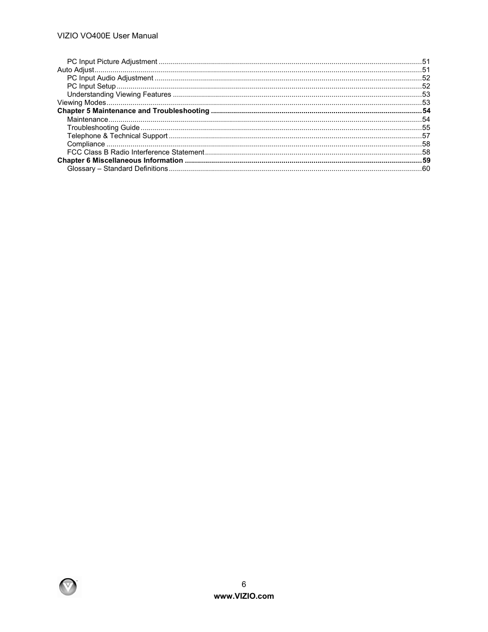 Xerox VO400E User Manual | Page 6 / 65