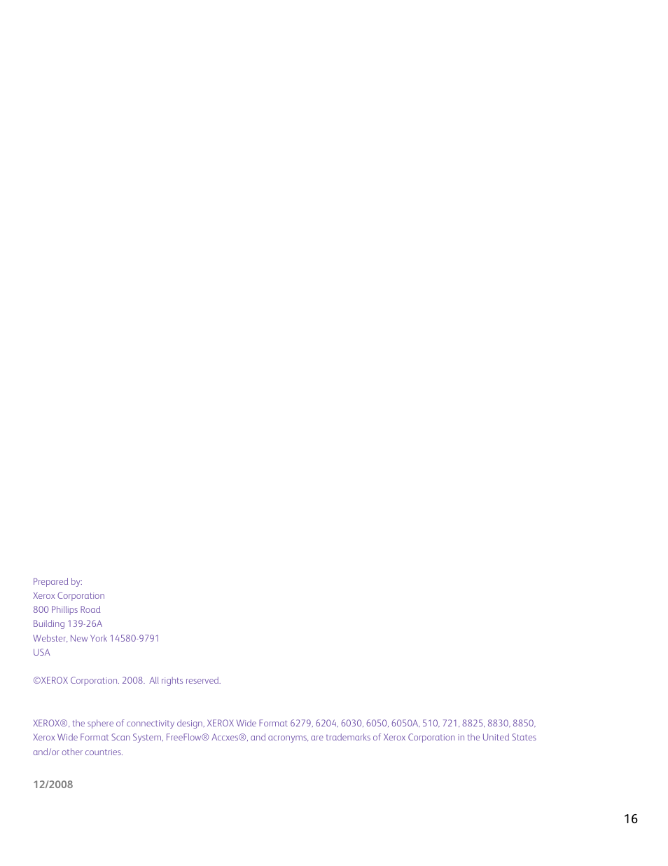 Xerox FREEFLOW ACCXES 13.0 B 141 User Manual | Page 16 / 16
