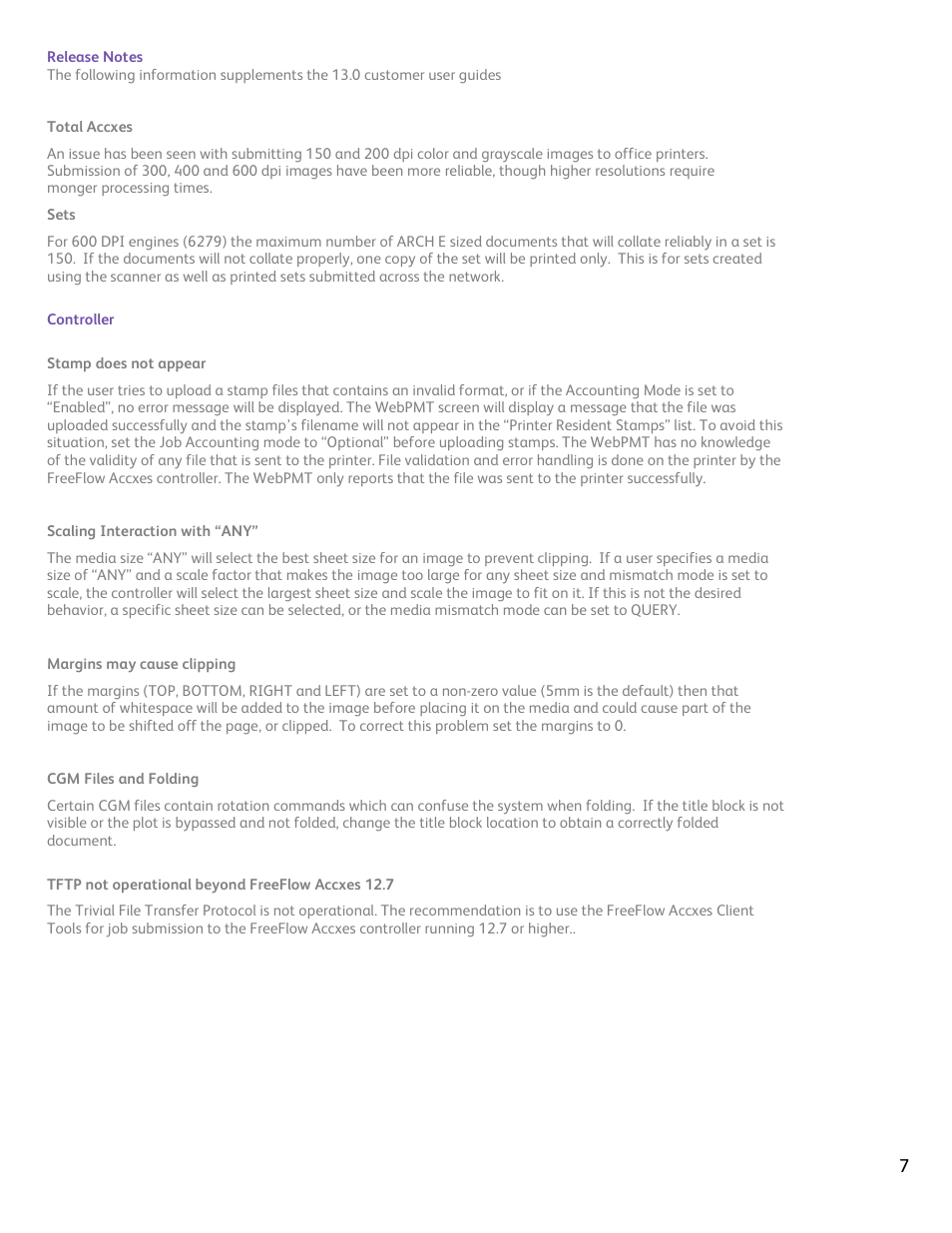 Xerox FREEFLOW ACCXES 13.0 B 141 User Manual | Page 7 / 16