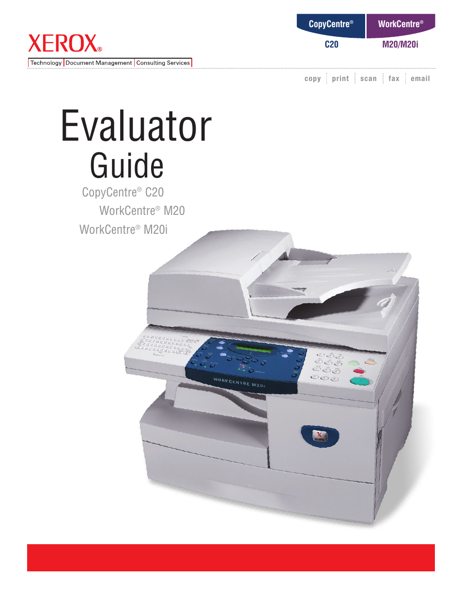 Xerox C20 User Manual | 16 pages