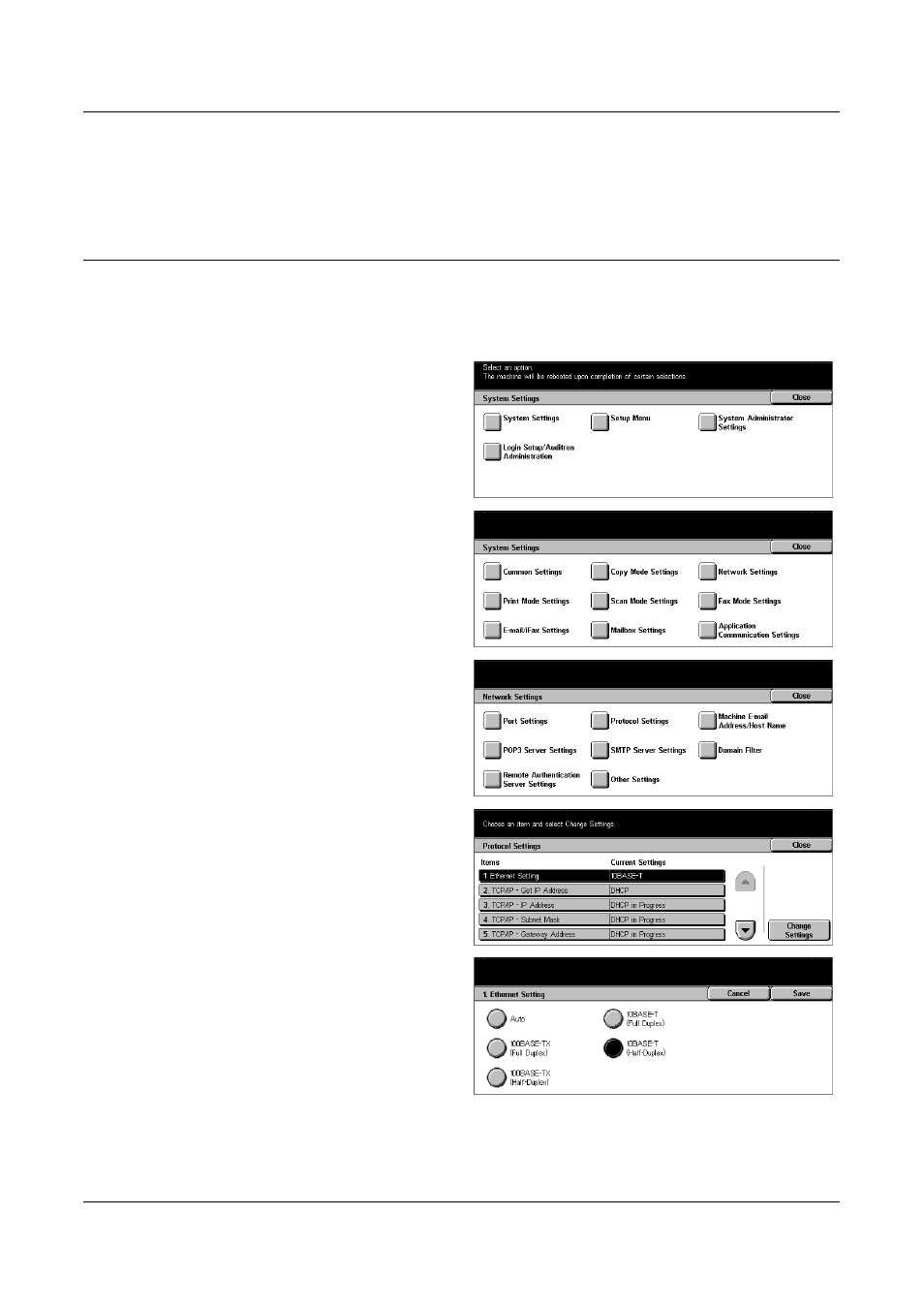 Ethernet port | Xerox WorkCentrePro User Manual | Page 35 / 168