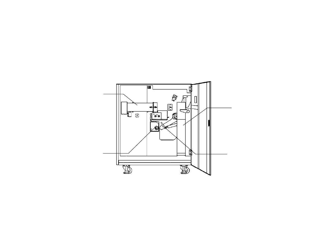 Printer overview, Right side view | Xerox XES 8855 User Manual | Page 13 / 44