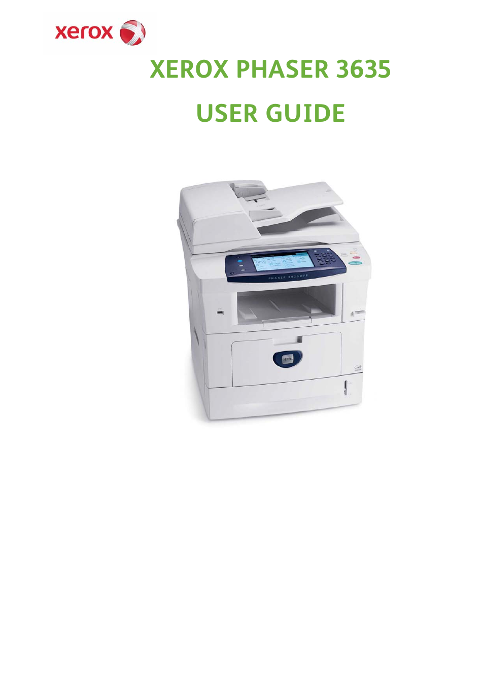 Xerox Phaser 3635 User Manual | 228 pages