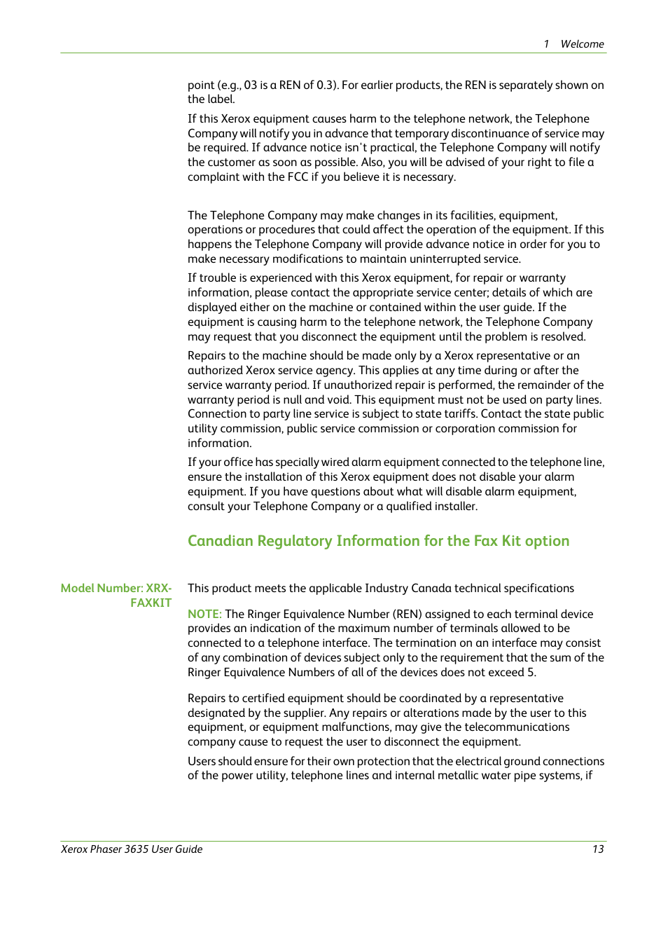 Xerox Phaser 3635 User Manual | Page 19 / 228