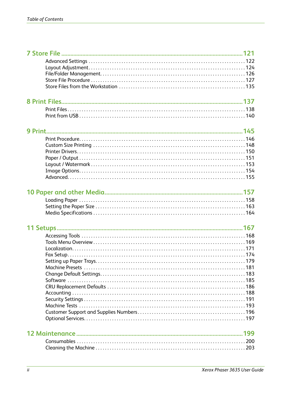 Xerox Phaser 3635 User Manual | Page 4 / 228