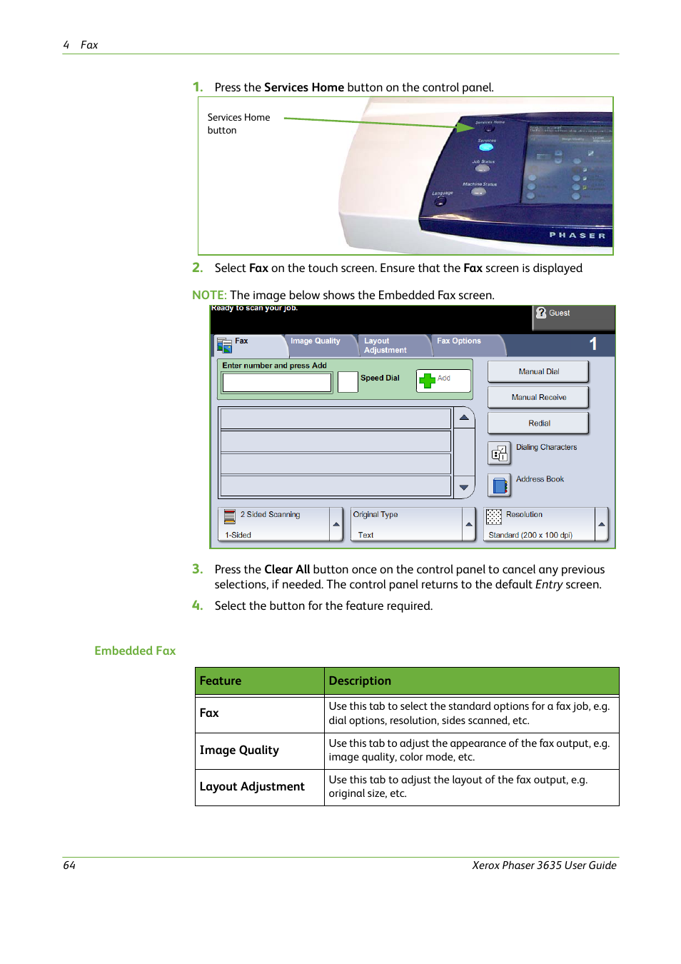 Xerox Phaser 3635 User Manual | Page 70 / 228