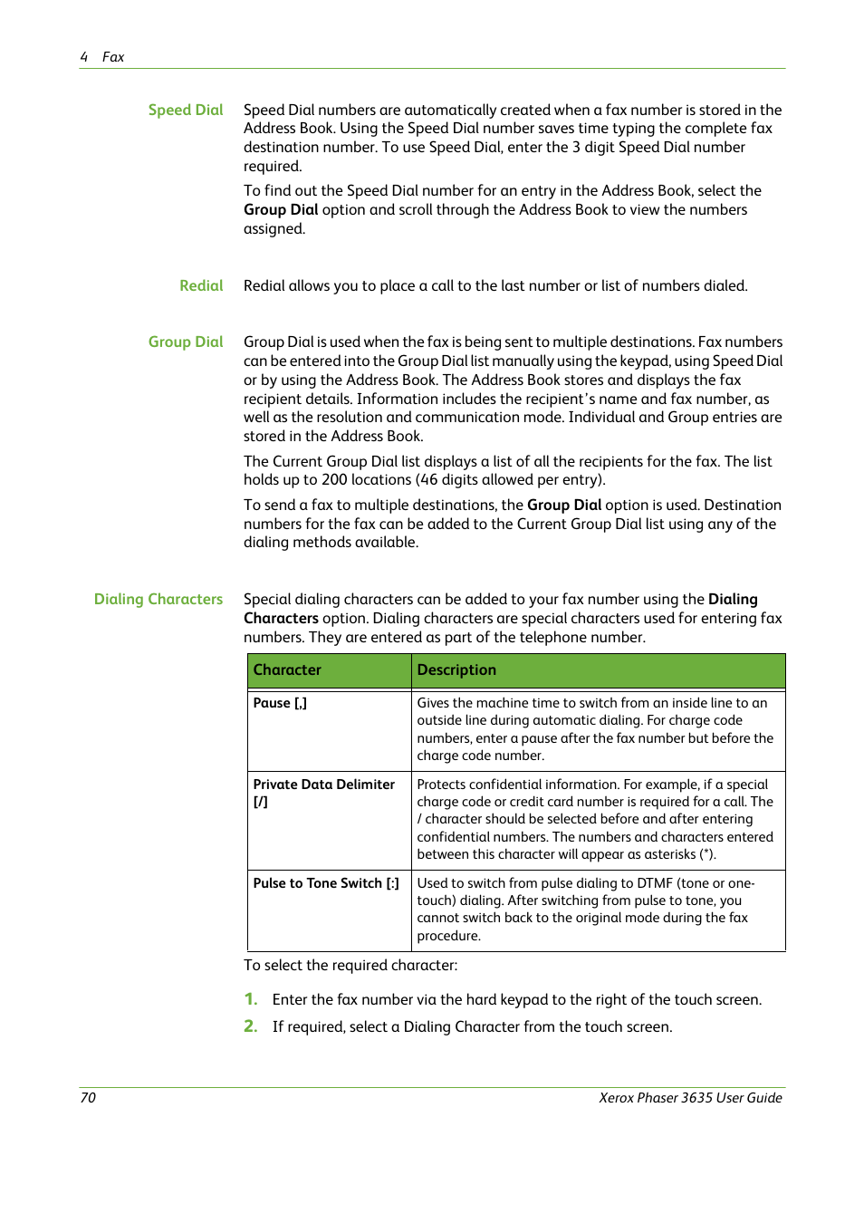 Xerox Phaser 3635 User Manual | Page 76 / 228