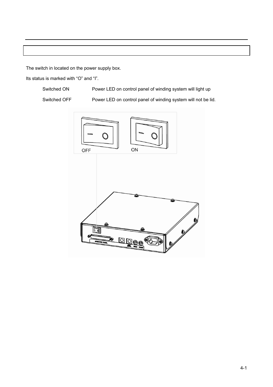 4 operating the system, 1 turning the power on / off | Xerox 83xx User Manual | Page 39 / 44