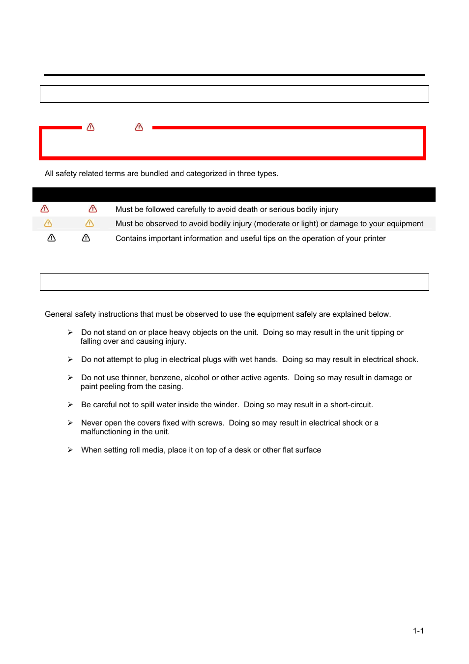 1 safety instructions, 1 introduction, 1 1.2 important safety instructions | 2 important safety instructions | Xerox 83xx User Manual | Page 5 / 44