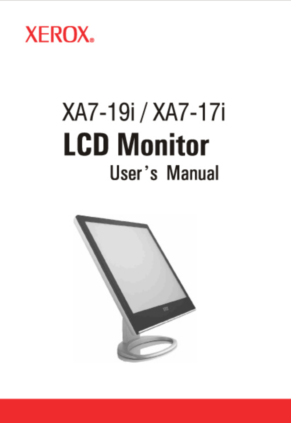 Xerox XA7-19i User Manual | 23 pages