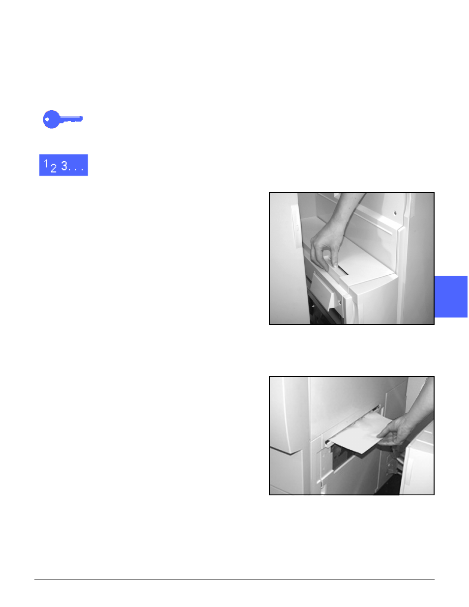 Clearing a paper jam | Xerox 50 User Manual | Page 221 / 284