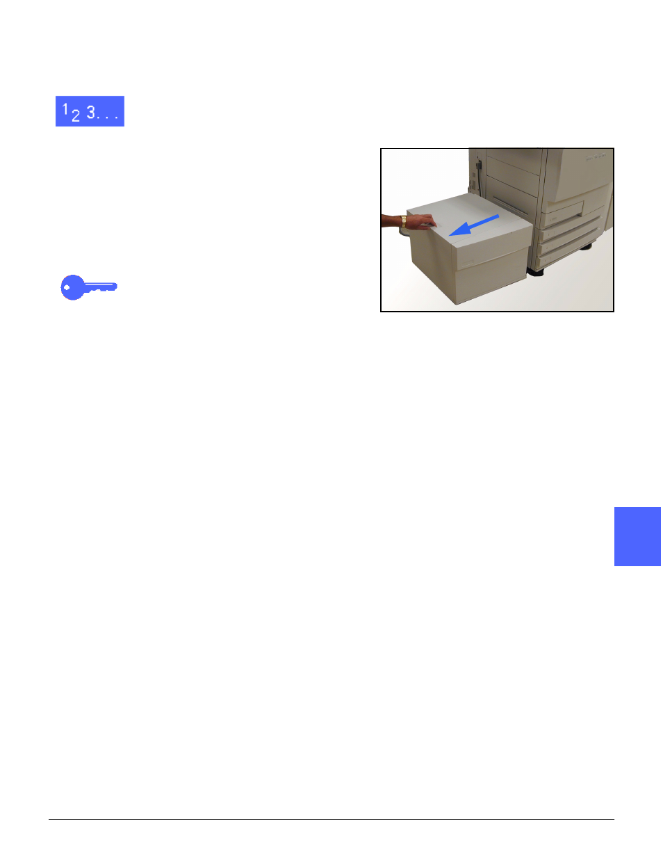 Clearing an hcf paper jam | Xerox 50 User Manual | Page 229 / 284