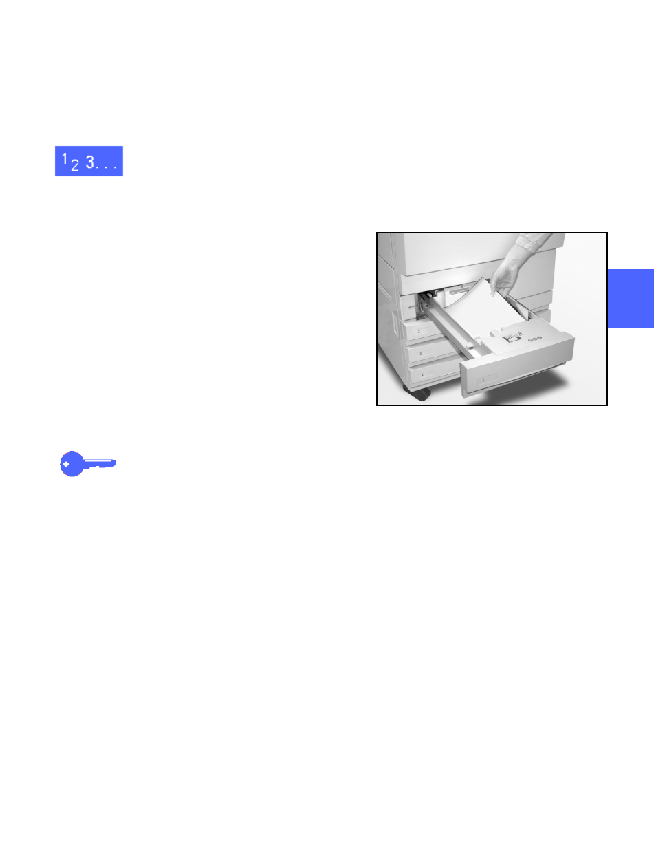 Loading paper, Paper trays 1, 2, 3, or 4 | Xerox 50 User Manual | Page 61 / 284