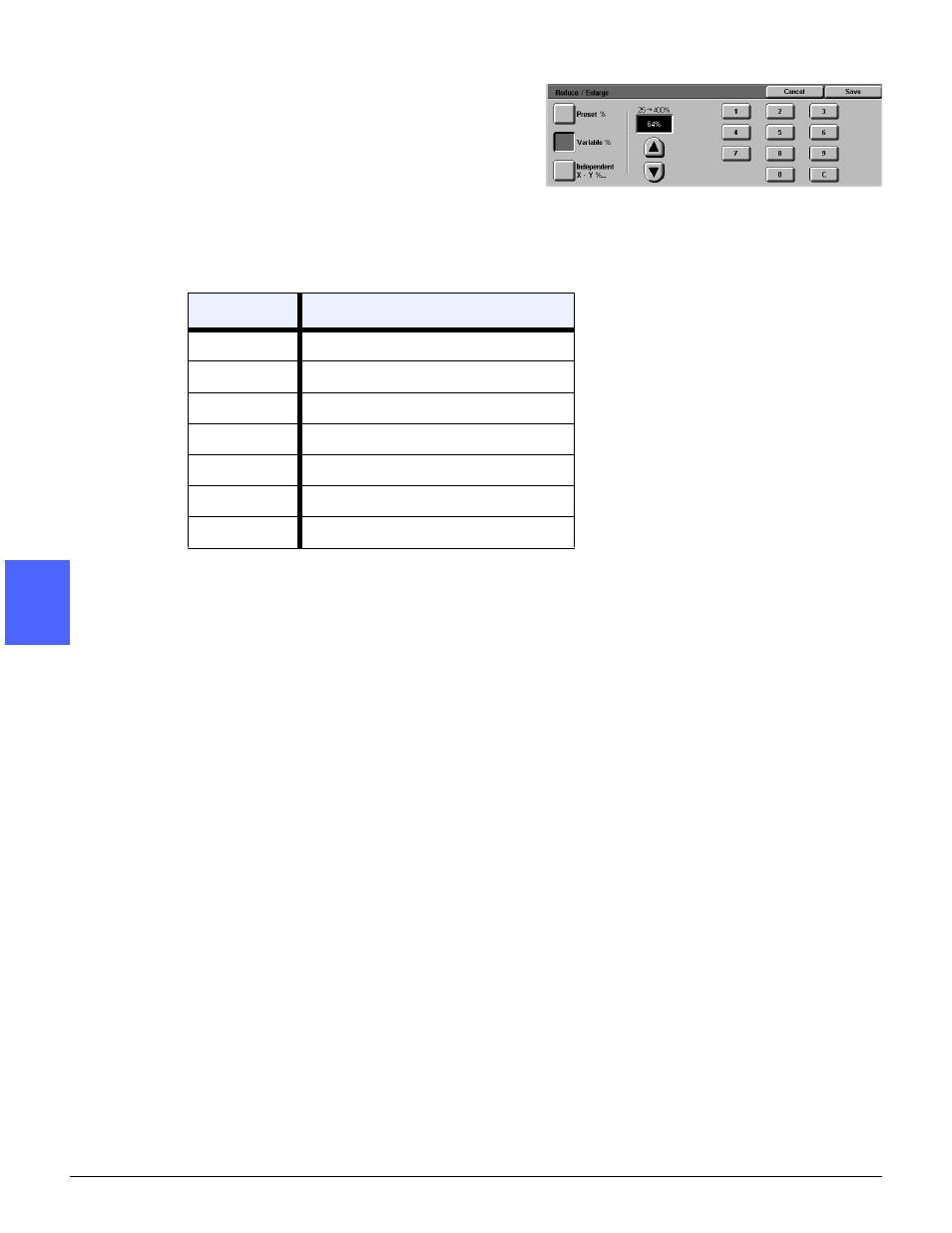 Variable | Xerox 50 User Manual | Page 86 / 284