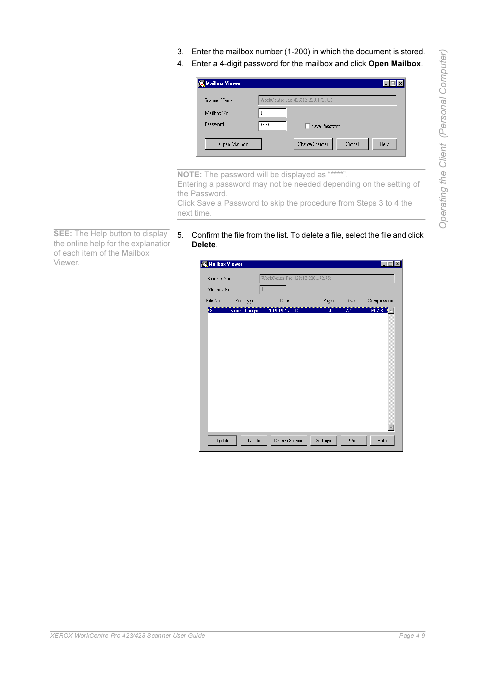 Xerox 423 User Manual | Page 55 / 68