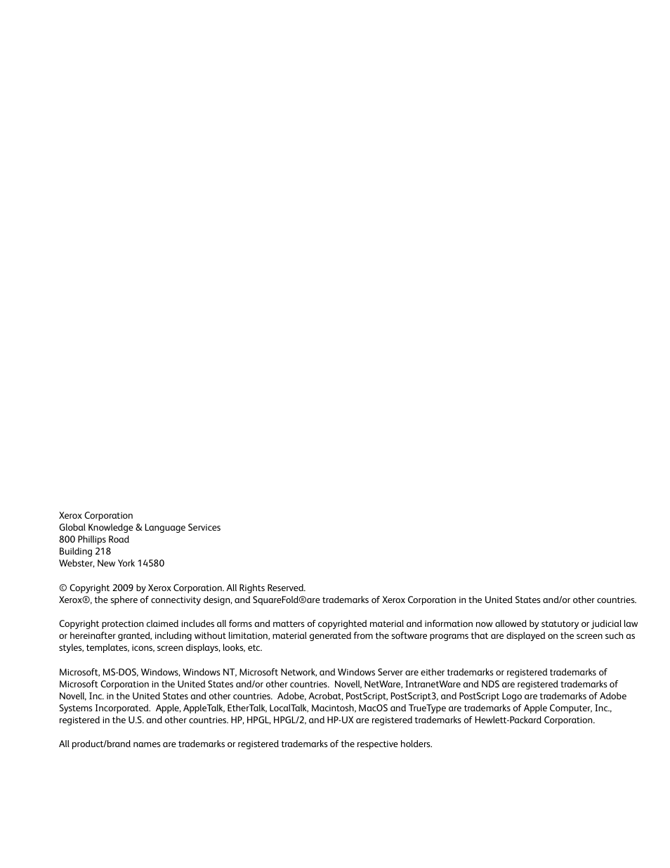 Xerox SquareFold Trimmer User Manual | Page 2 / 28