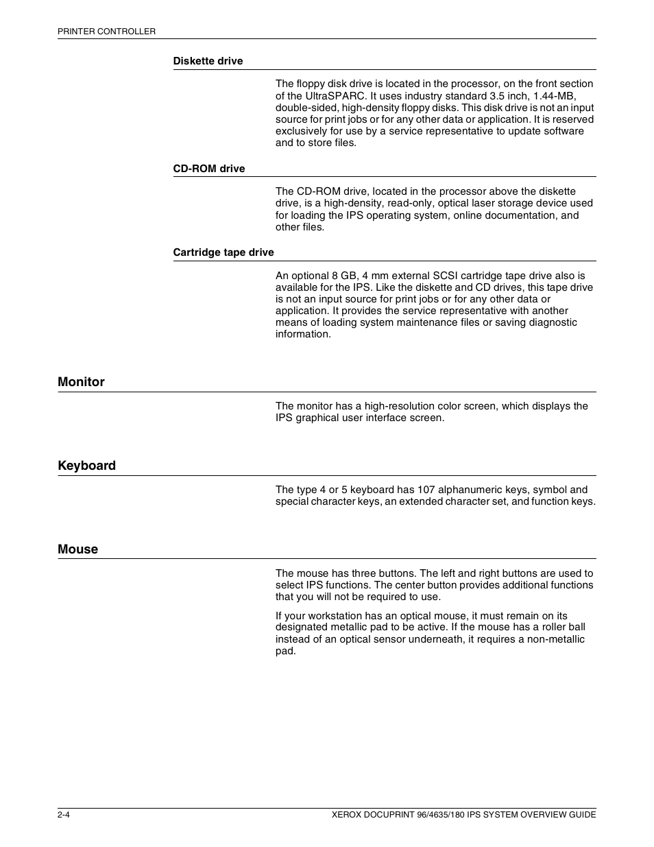 Xerox 96 User Manual | Page 34 / 101